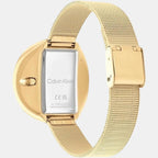 Calvin Klein Women Round Gold watch