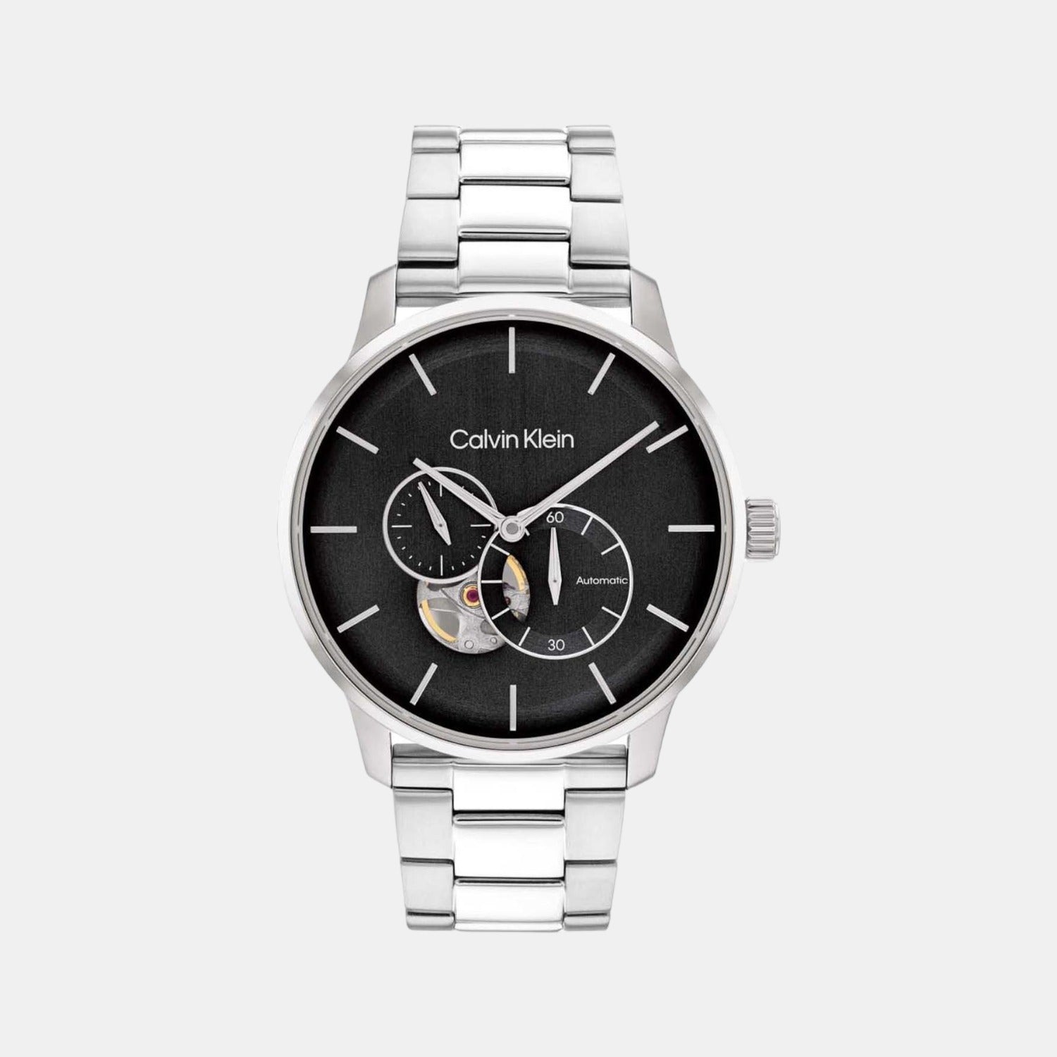 Calvin Klein Round Black Chronograph watch