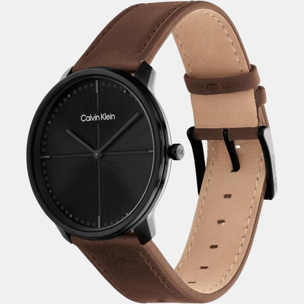 Calvin Klein Men Round Black watch