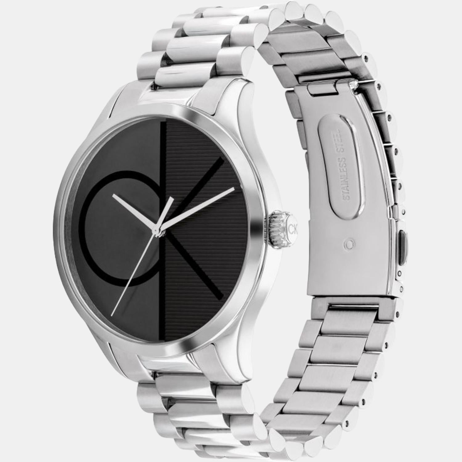 Calvin Klein Unisex Round Black watch