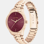 Calvin Klein Unisex Round Brown watch