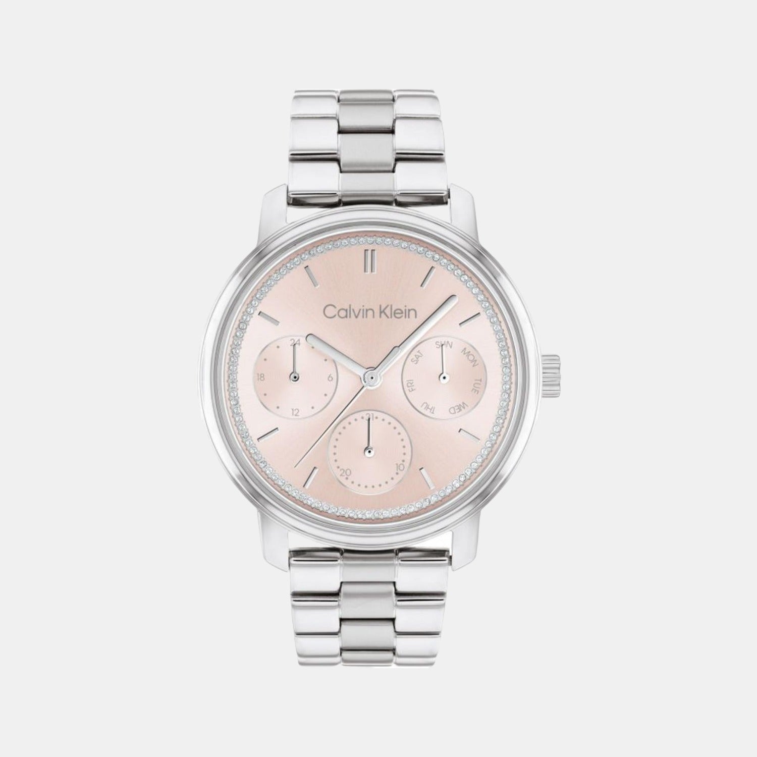 Calvin Klein Round Pink Multi-Function watch