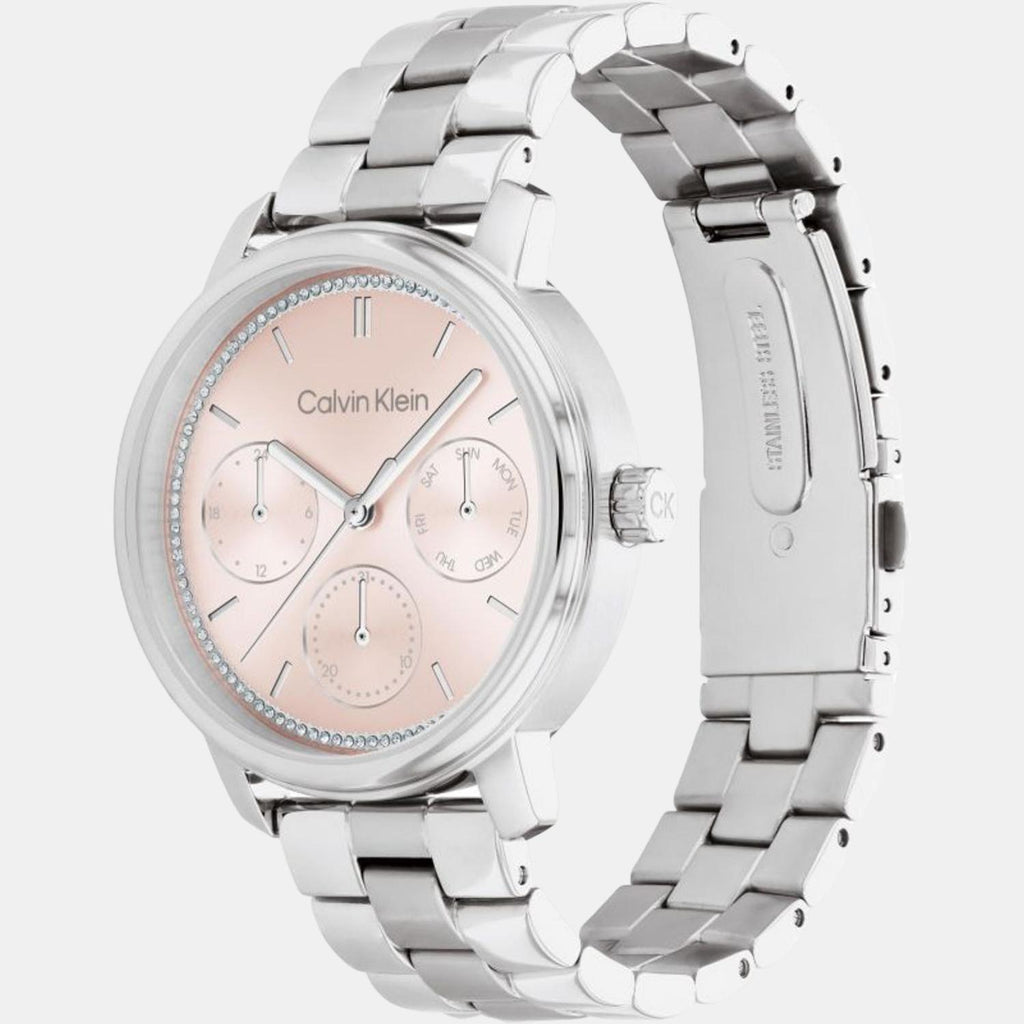Calvin Klein Women Round Pink watch
