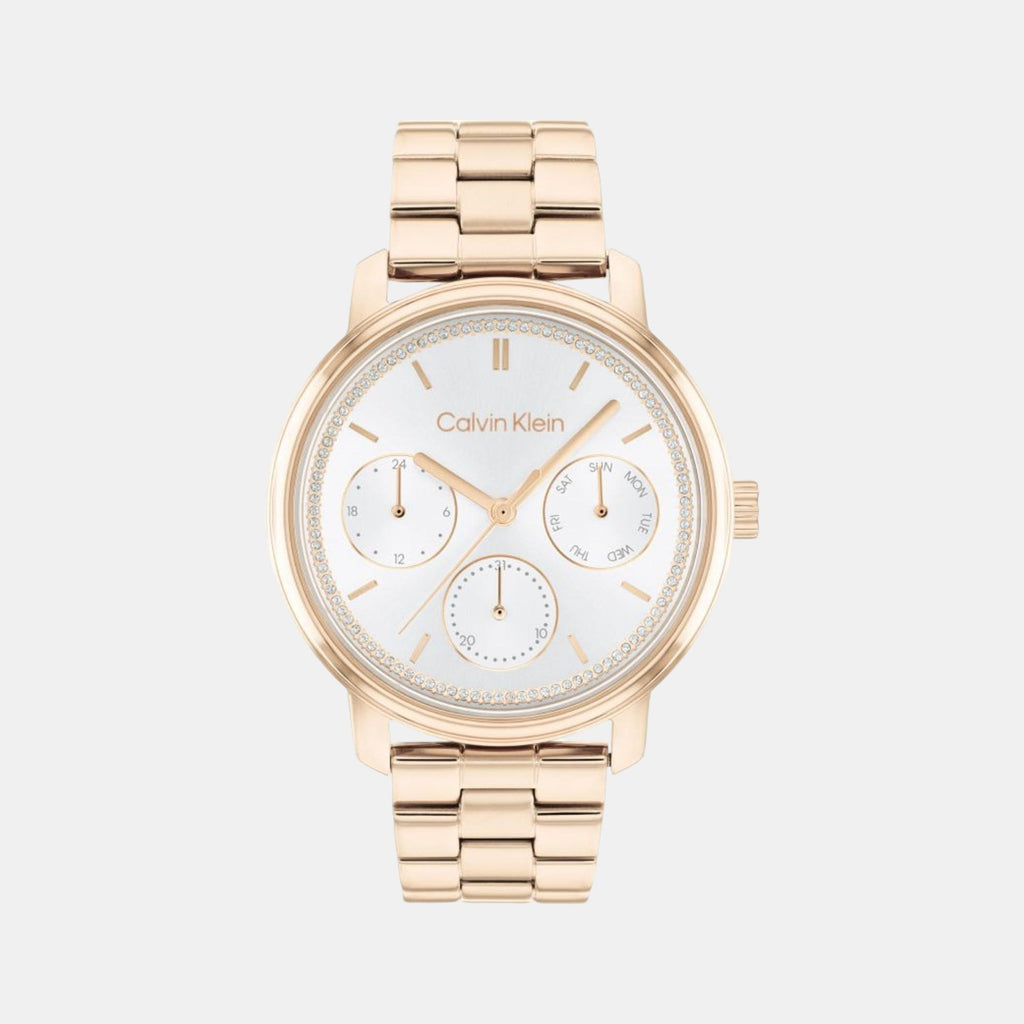 Calvin Klein Round Silver Chronograph watch