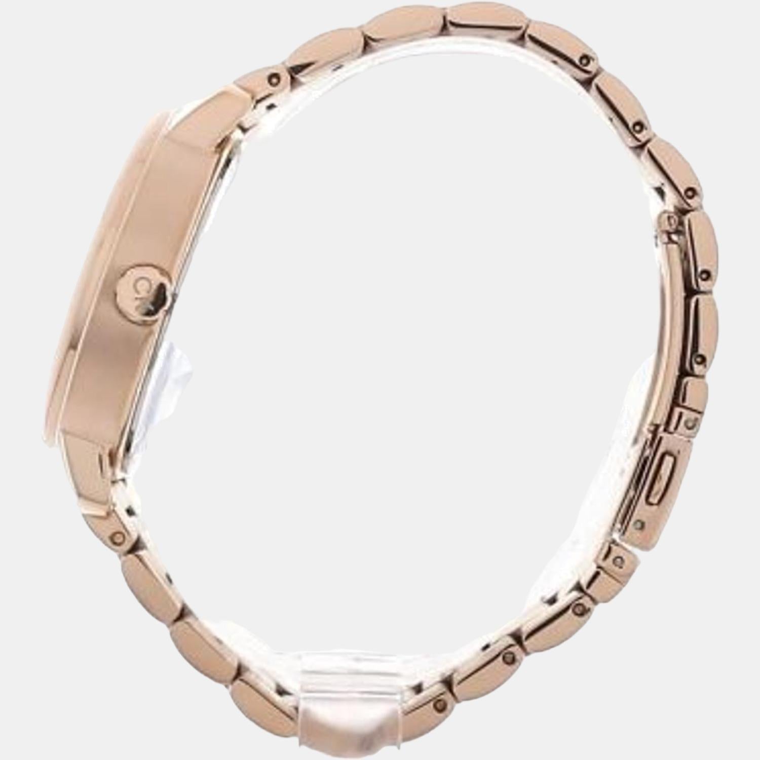 Calvin Klein 38 mm Rose Gold Quartz watch