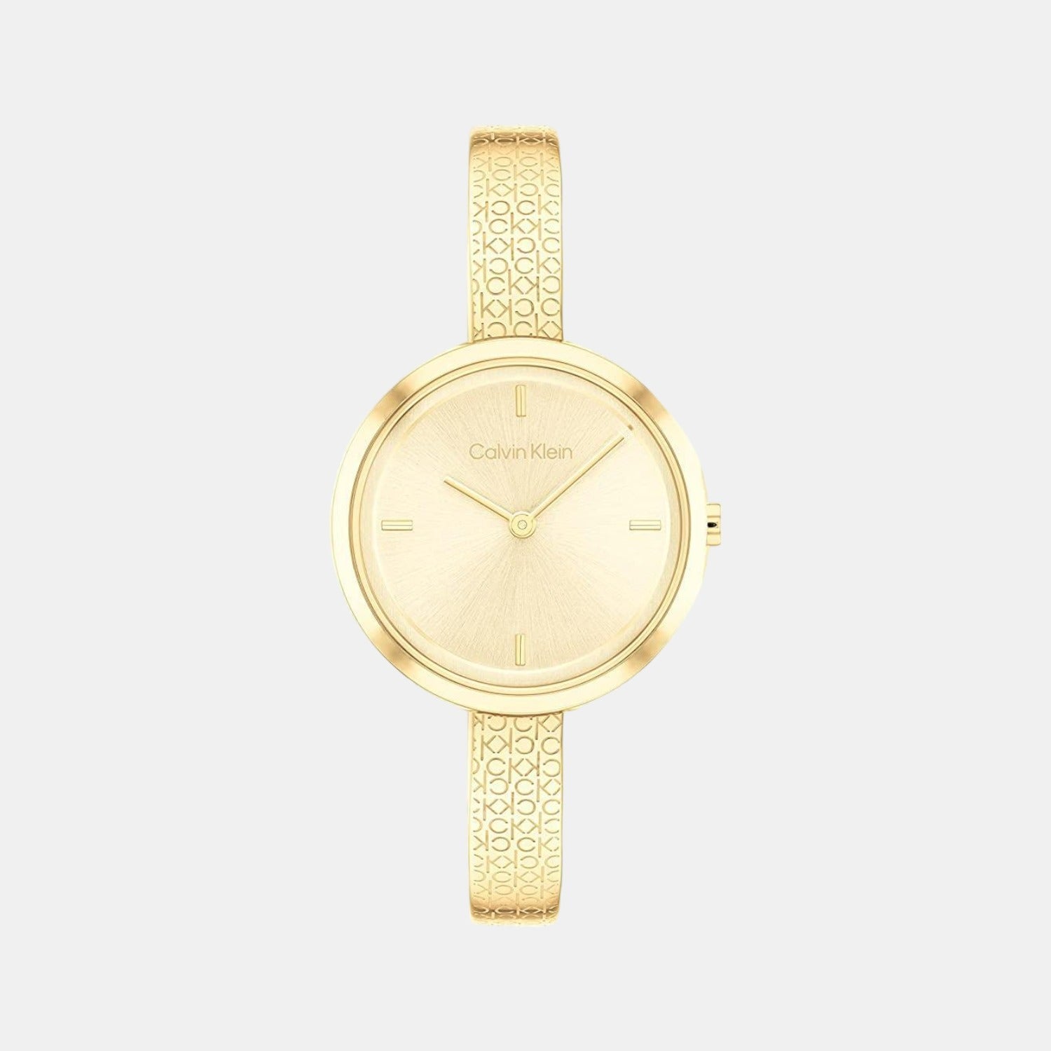 Calvin Klein Round Gold Analog watch