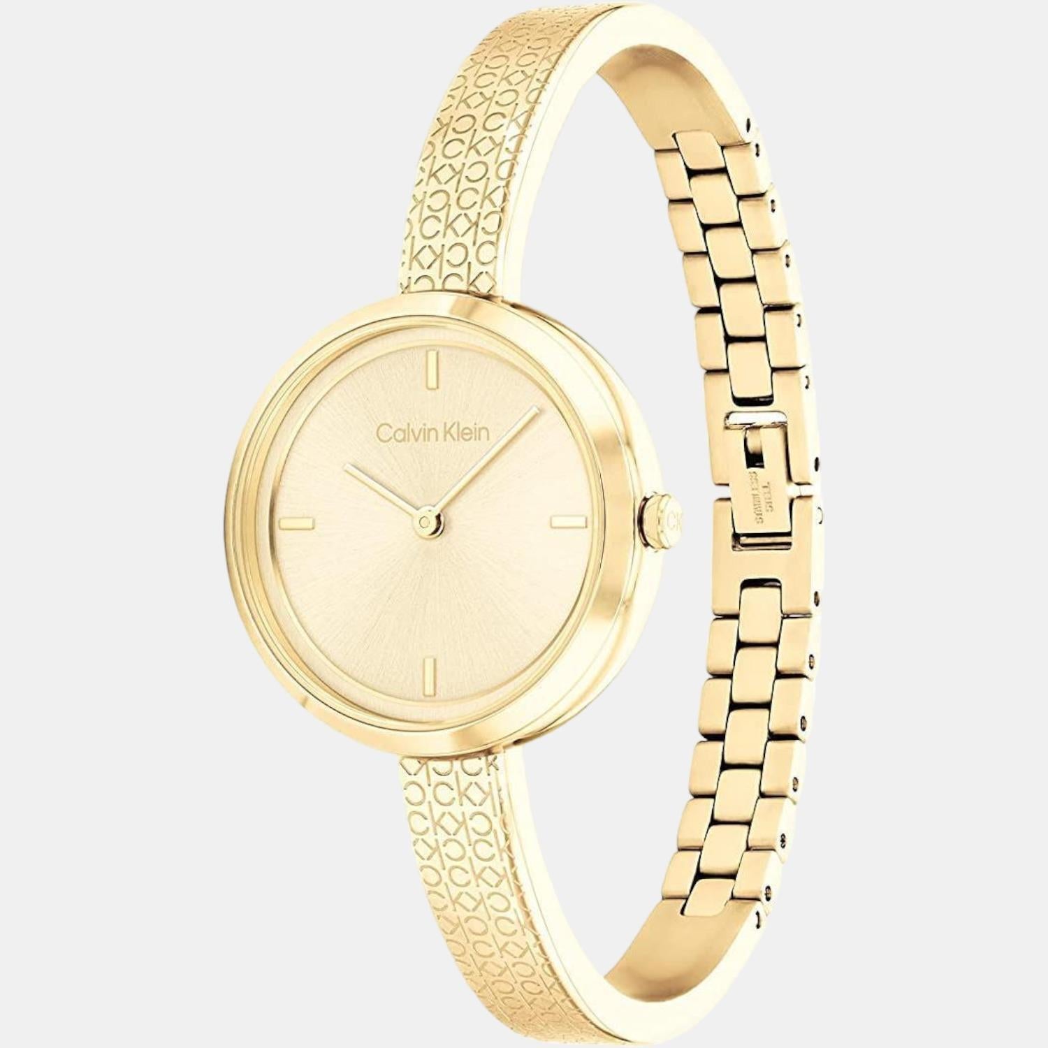 ck-stainless-steel-gold-analog-female-watch-25200182