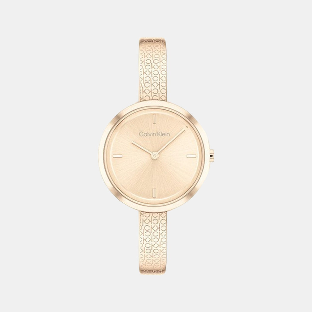 Calvin Klein Round Rose Gold Analog watch