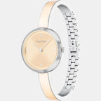Calvin Klein Women Round Rose Gold watch