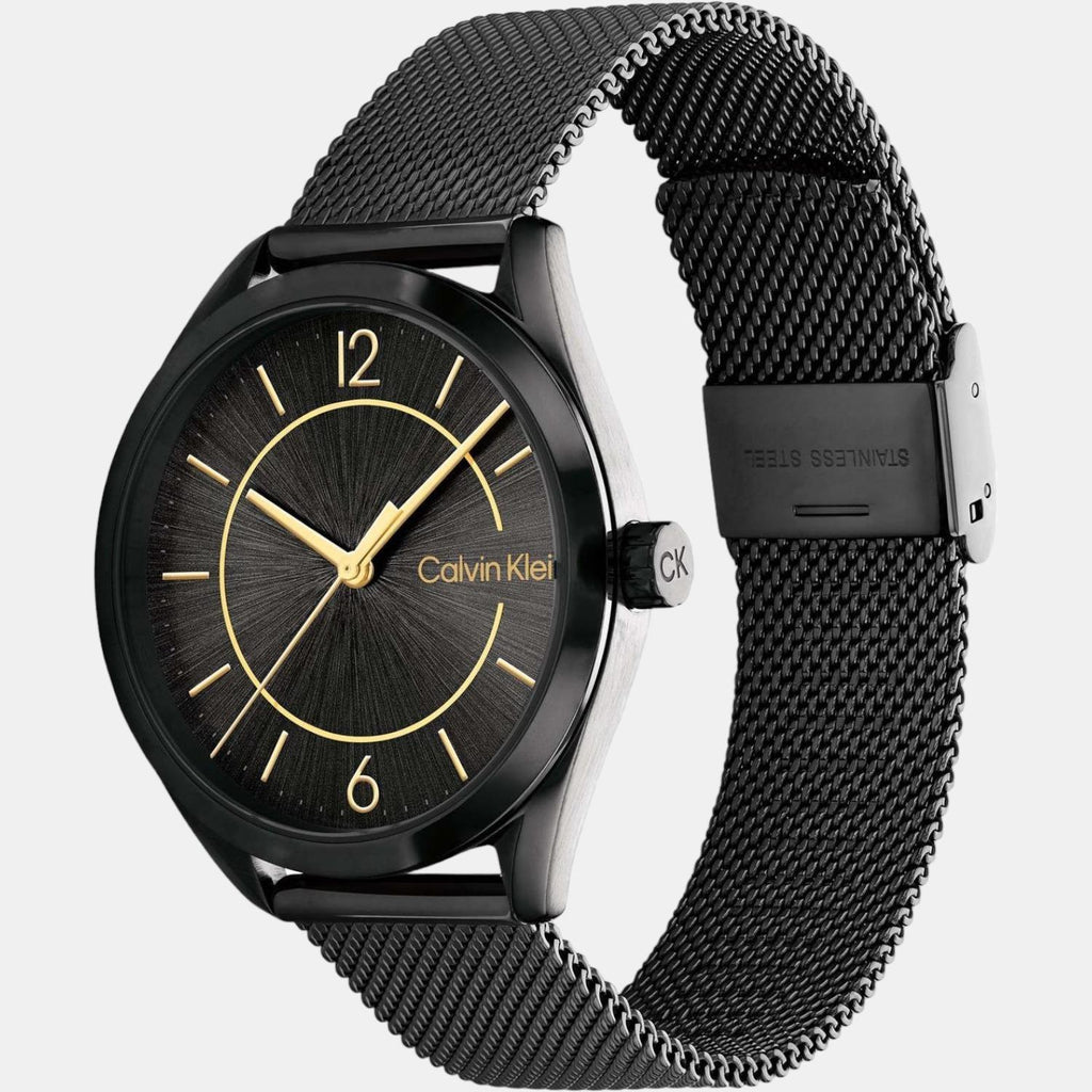 Calvin Klein Women Round Black watch