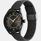 Calvin Klein Women Round Black watch