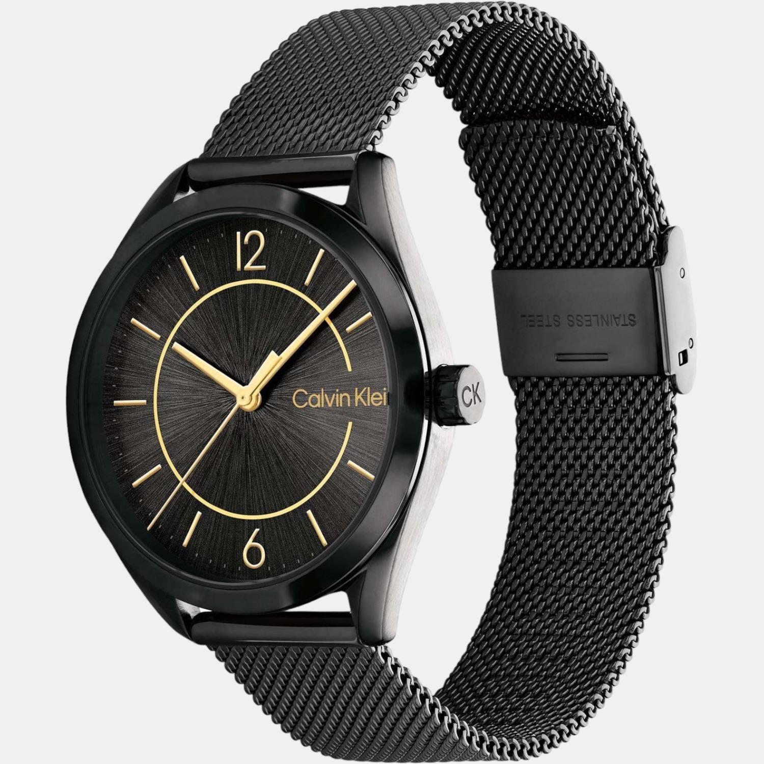 Calvin Klein Women Round Black watch