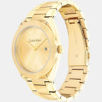 Calvin Klein Men Round Gold watch
