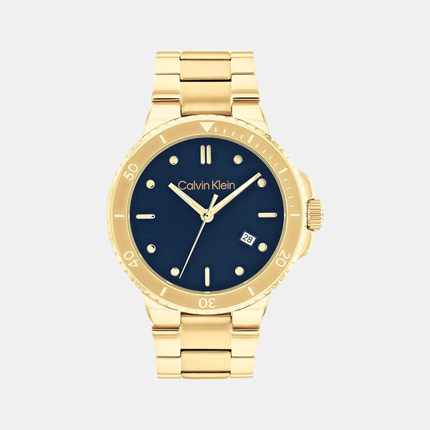 Calvin Klein Round Blue Analog watch