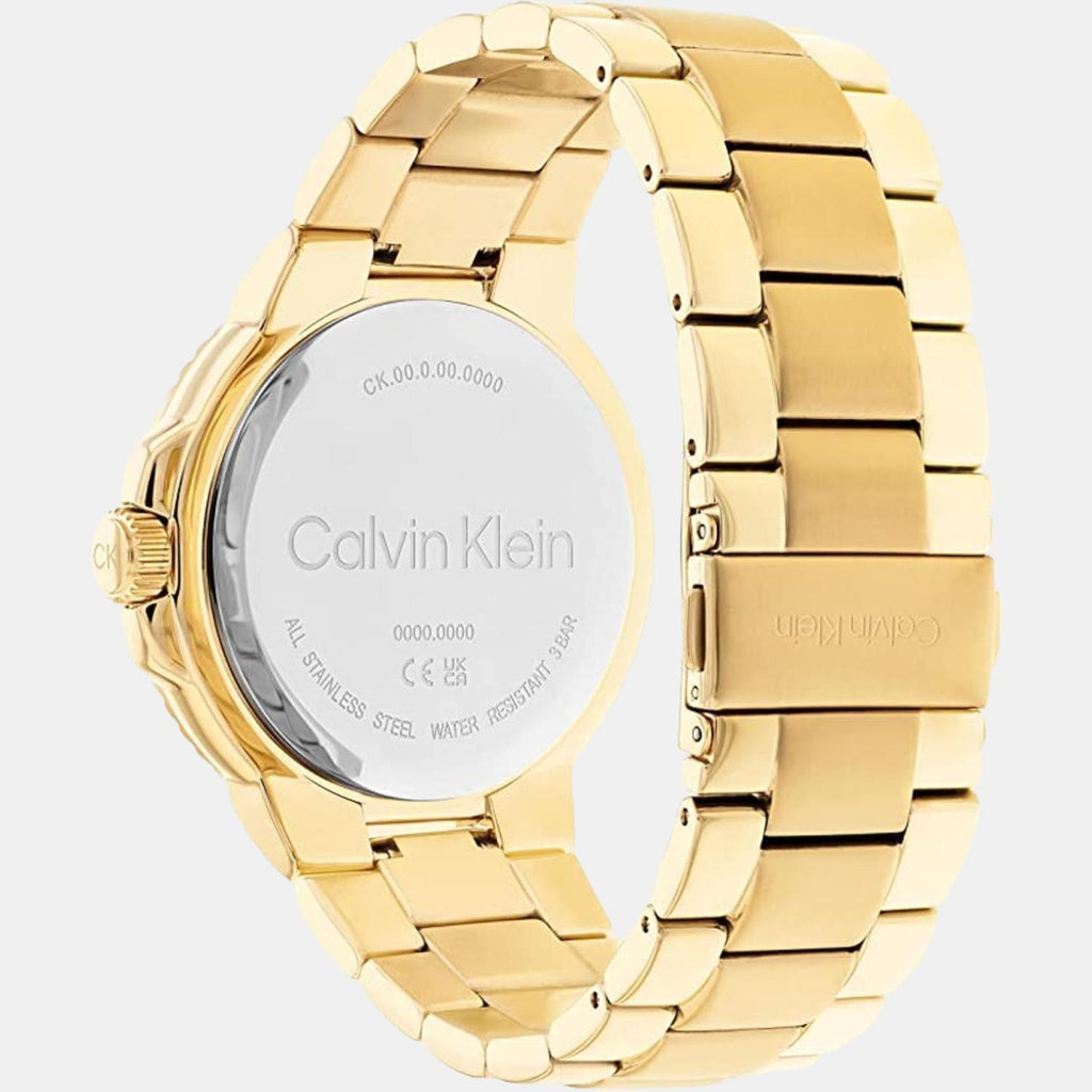 Calvin Klein Men Round Blue watch