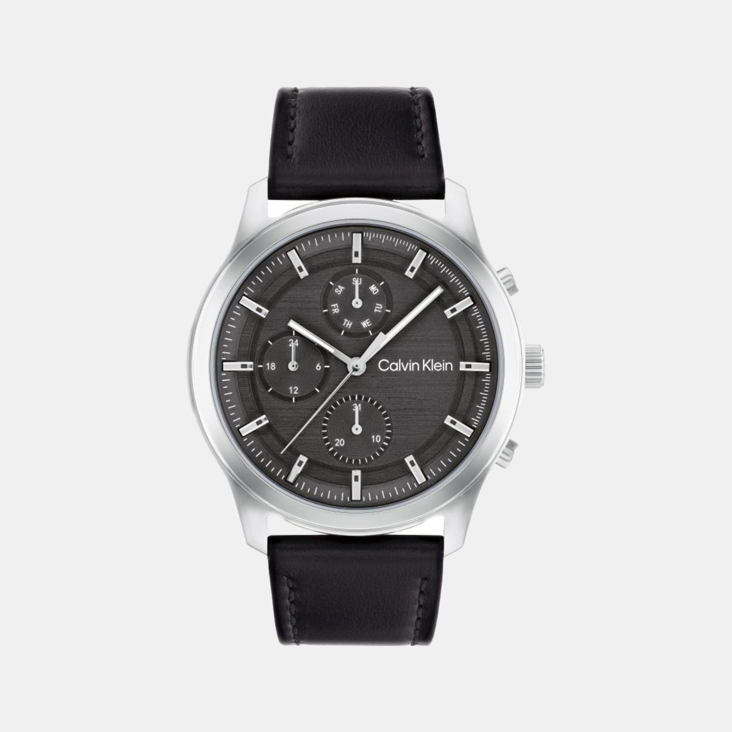 Calvin Klein Round Grey Chronograph watch
