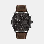 Calvin Klein Round Black Chronograph watch