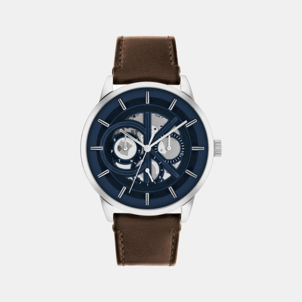 Calvin Klein Round Blue Chronograph watch