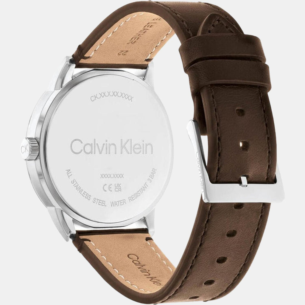 Calvin Klein Men Round Blue watch