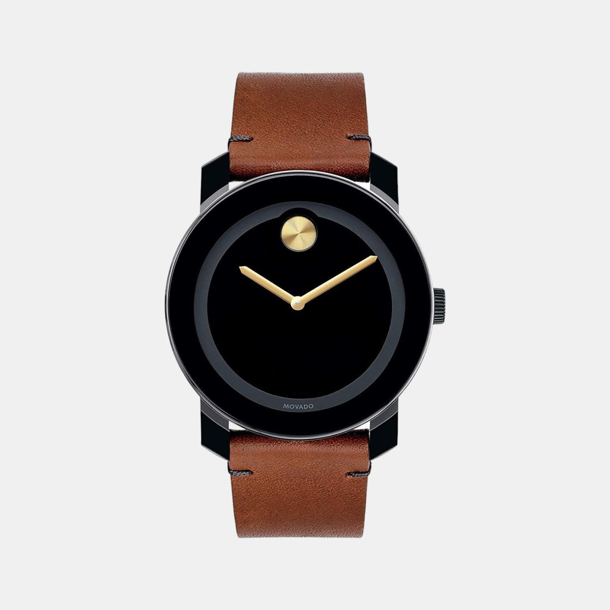 Bold TR90 Male Analog Leather Watch 3600305