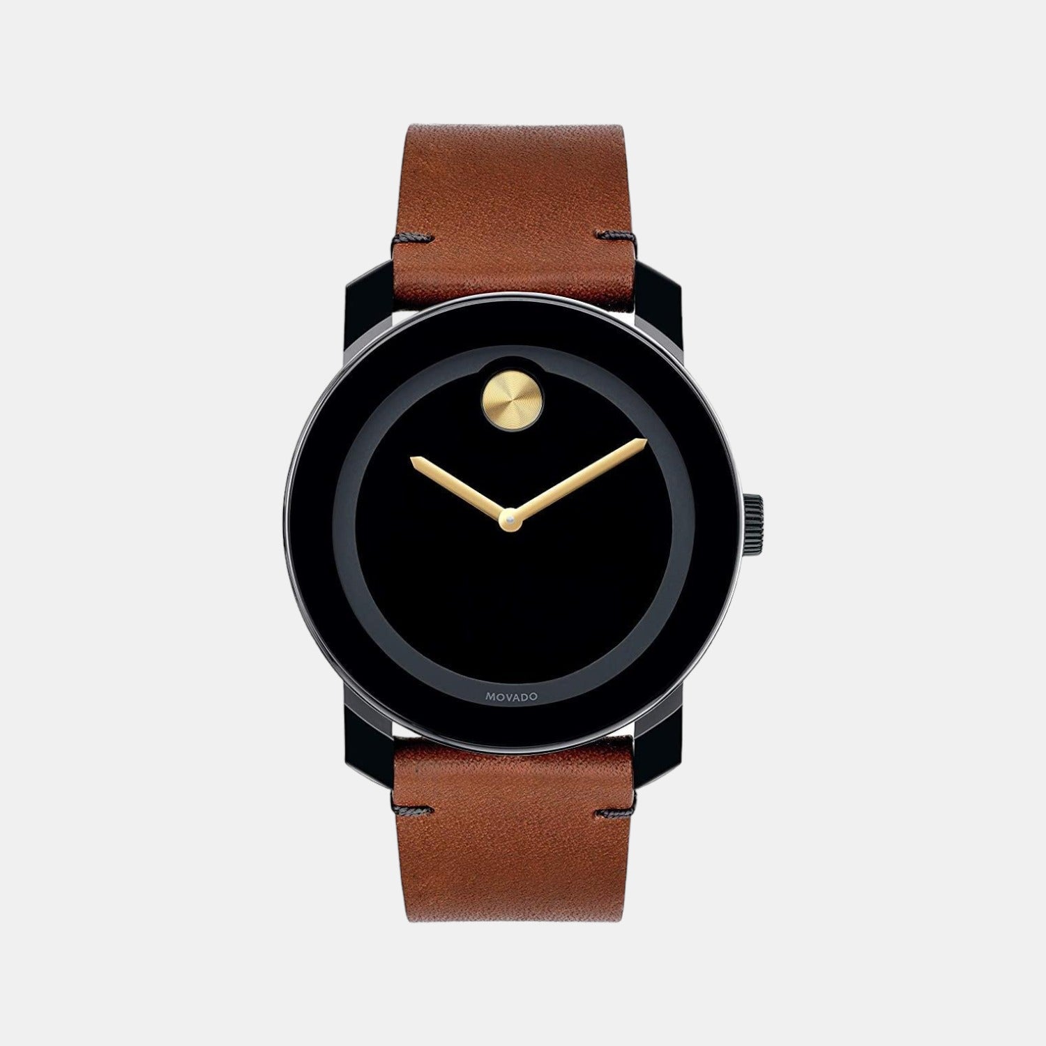 Bold TR90 Male Analog Leather Watch 3600305