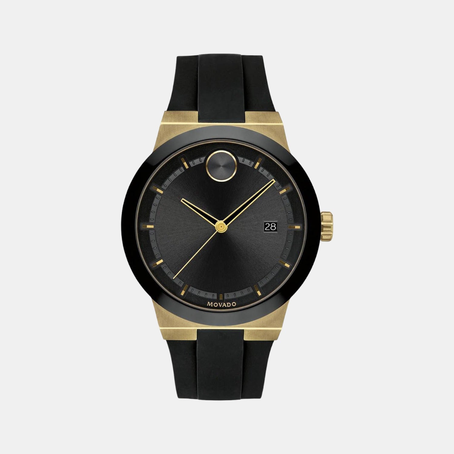 Male Black Analog Silicon Watch 3600623