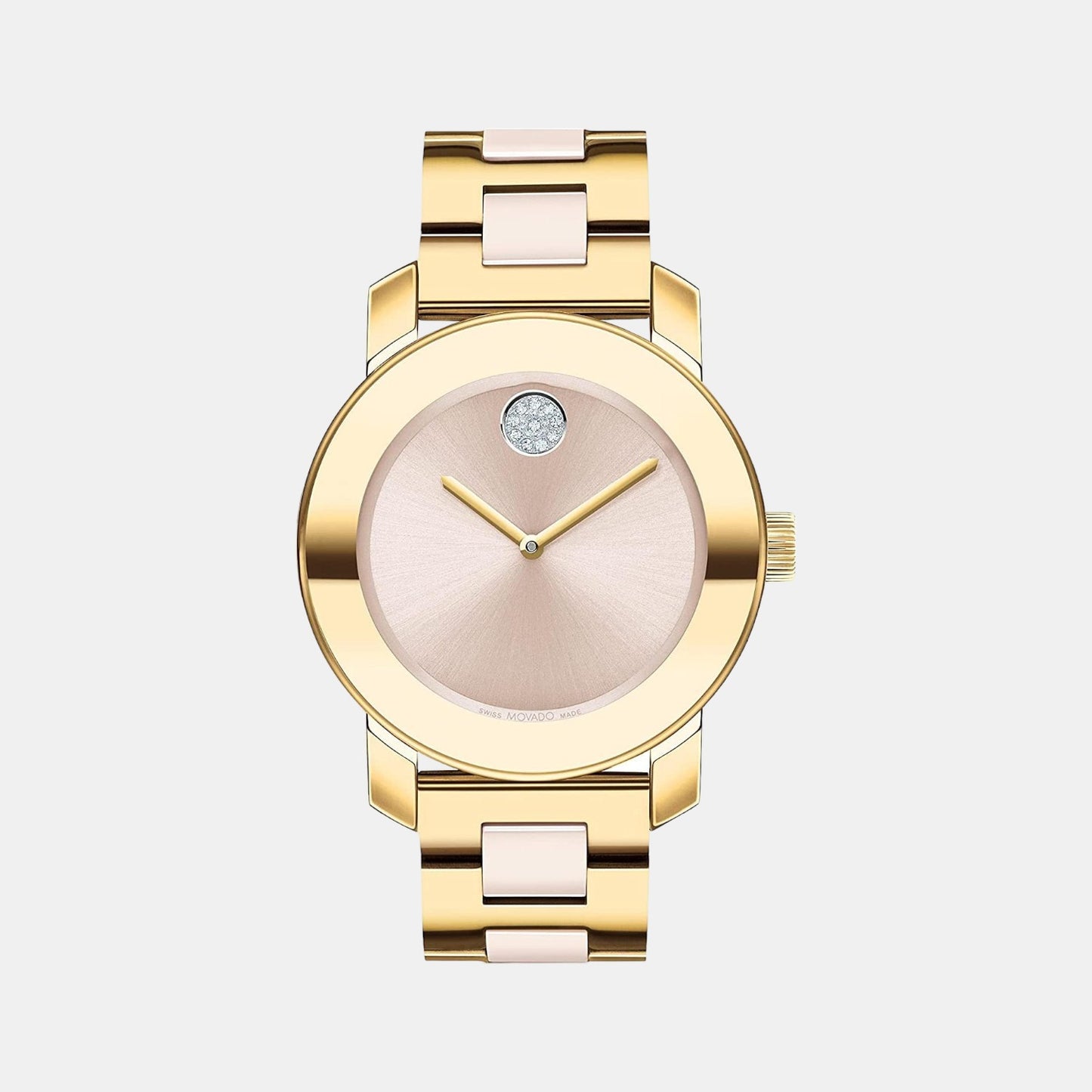 Female Beige Analog Stainless Steel Watch 3600640