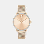 Female Rose Gold Analog Stainless Steel Watch 3600657