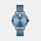 Female Blue Analog Stainless Steel Watch 3600675