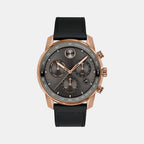 Bold Verso Male Analog Leather Watch 3600739