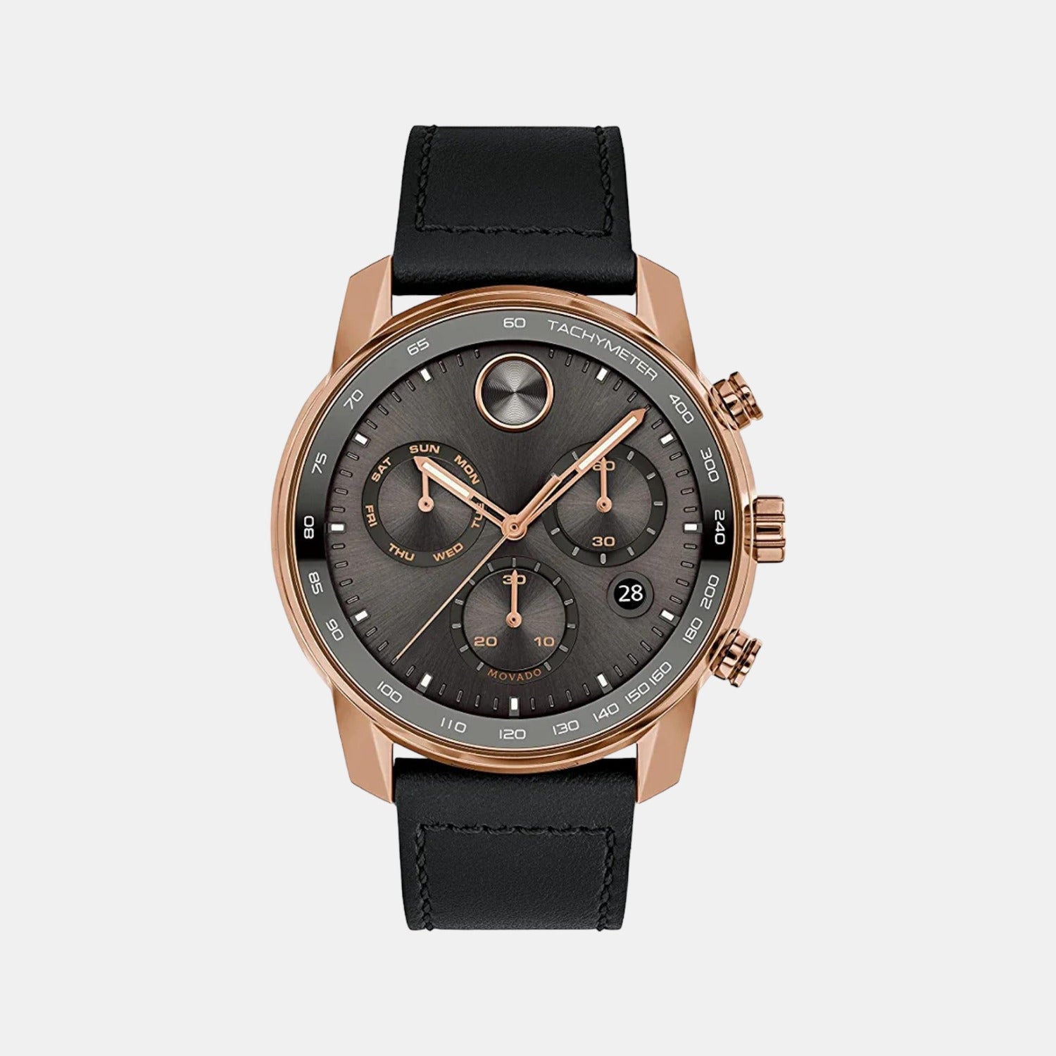 Bold Verso Male Analog Leather Watch 3600739