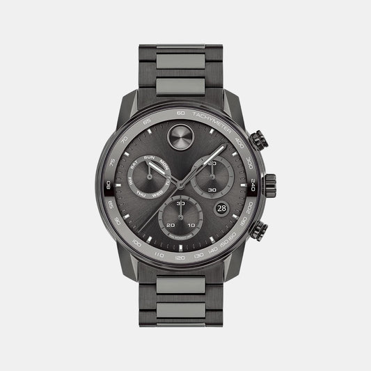 Male Grey Stainless Steel Chronograph Watch 3600743