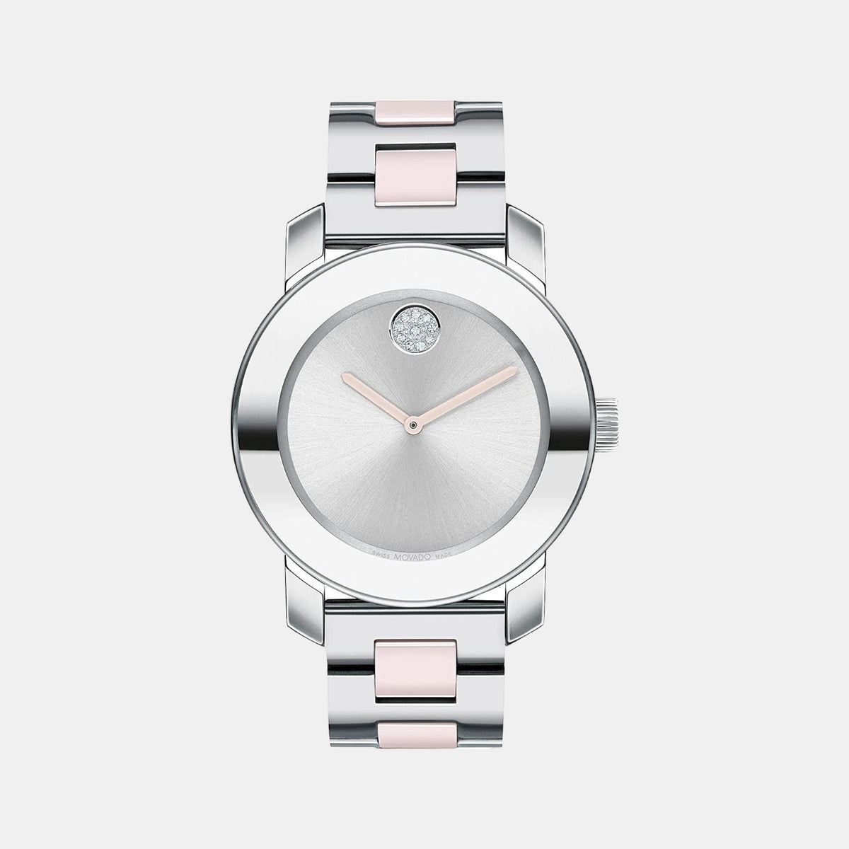 Bold Ceramic Female Analog Stainless Steel Watch 3600801