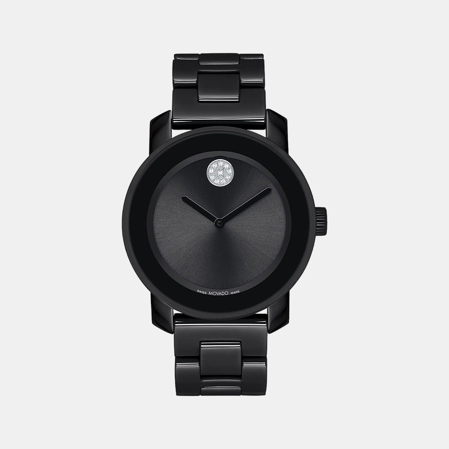 Movado bold cheap black watch