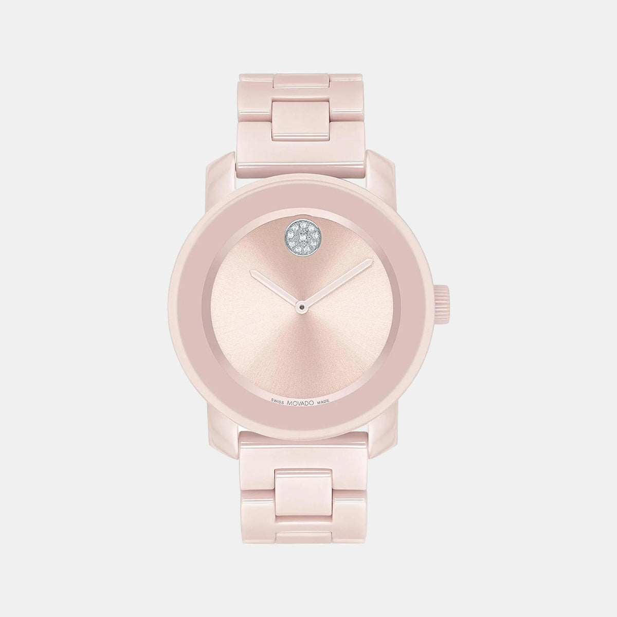Bold Ceramic Female Analog Stainless Steel Watch 3600804
