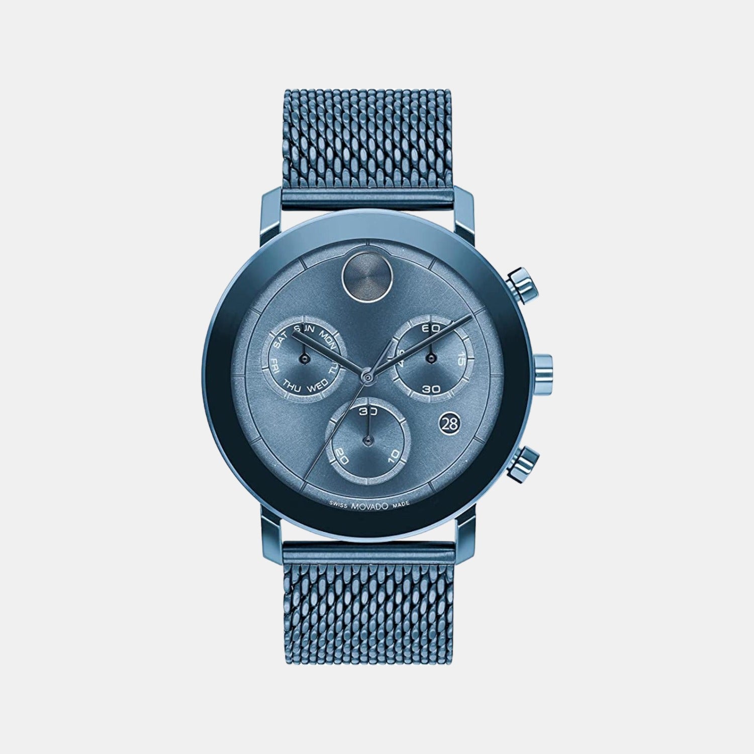 Movado Bold Evolution 2.0 40mm Watch, Light Blue Dial | 3601148 | Borsheims