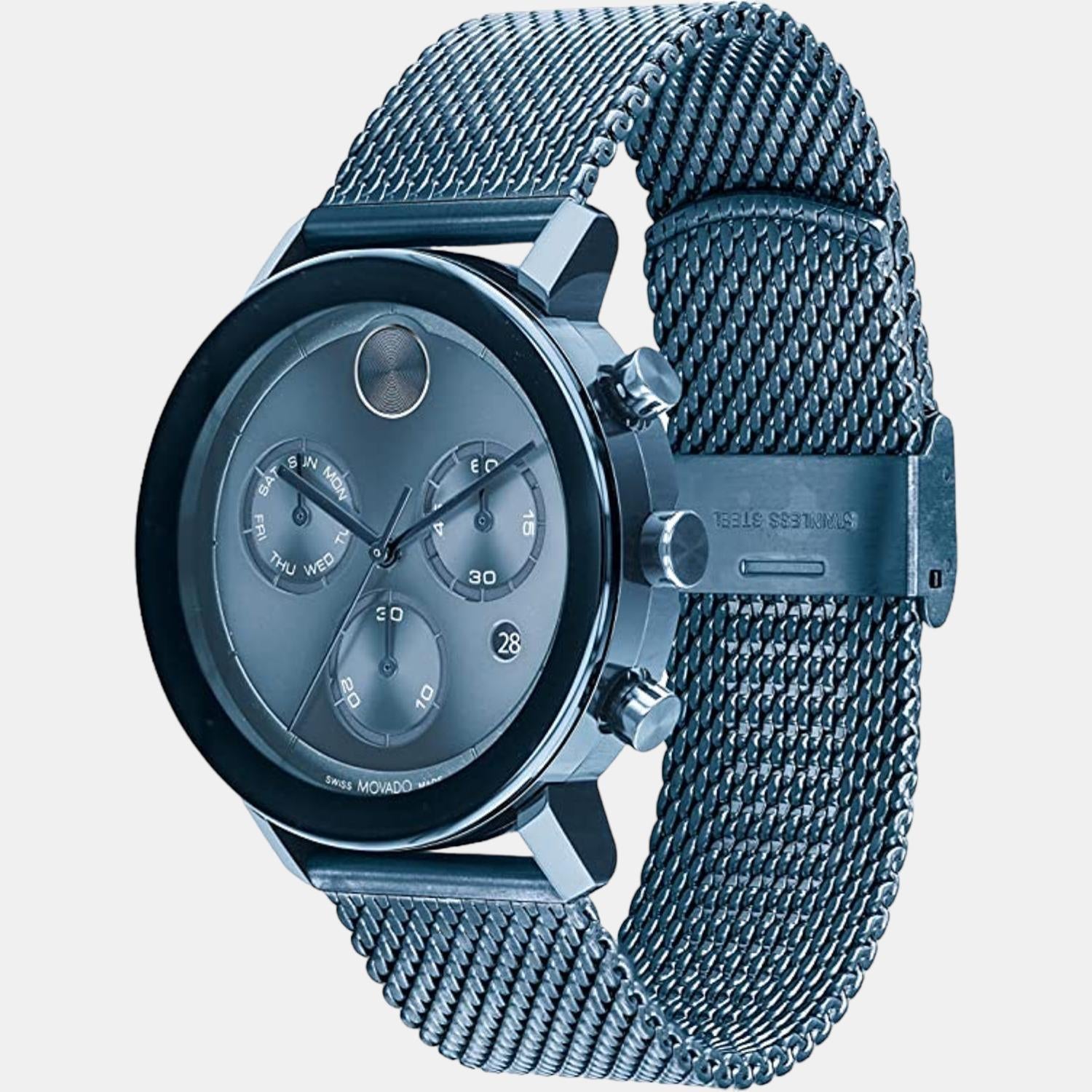 Movado bold 2025 ink blue