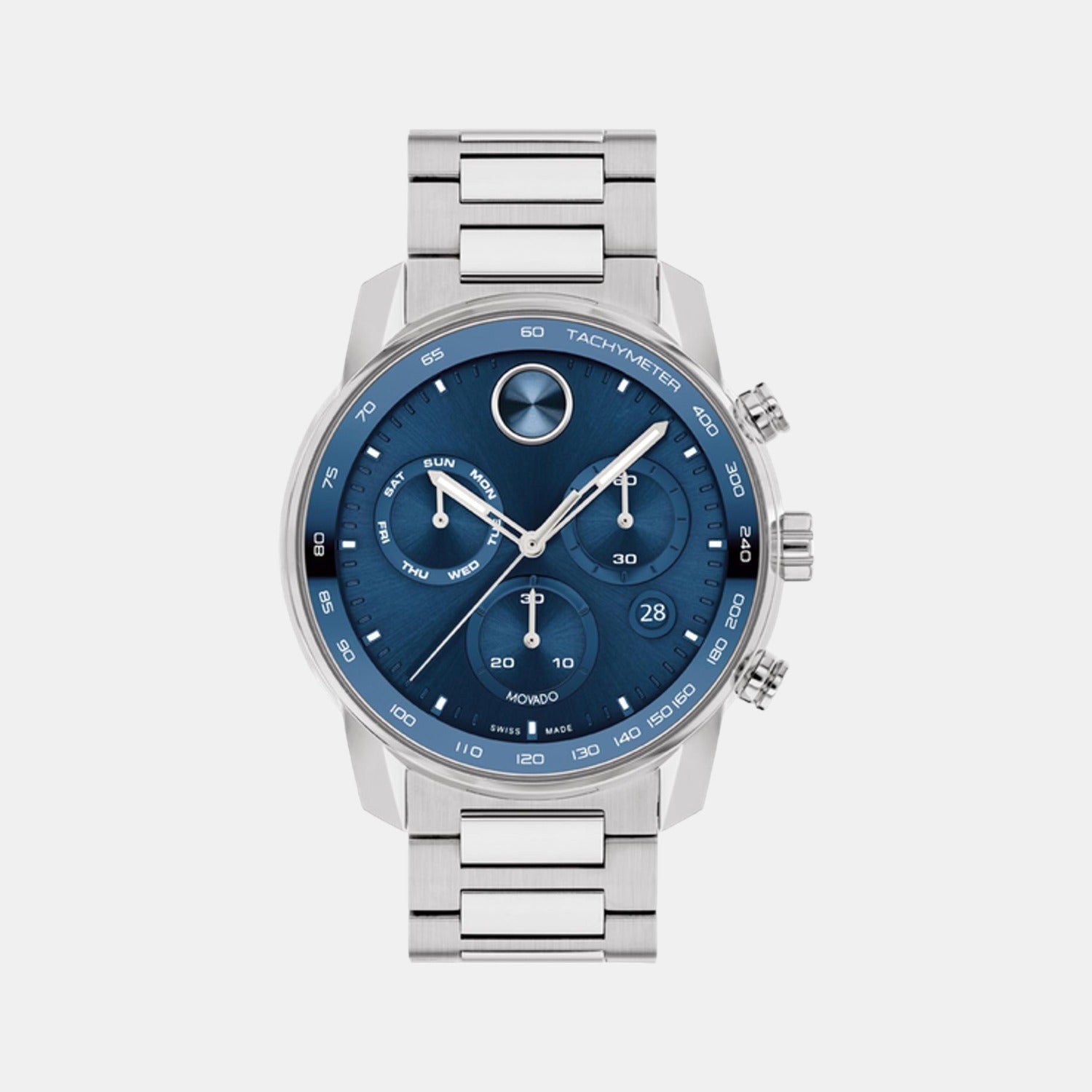 Stainless steel movado watches mens sale