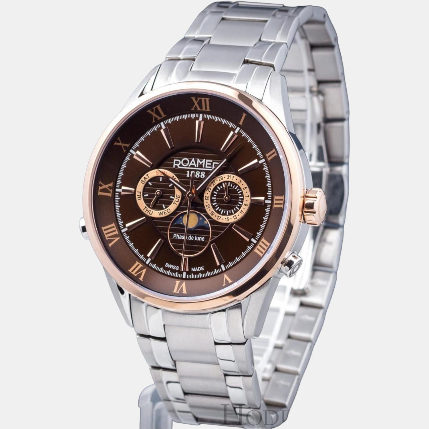 roamer-stainless-steel-brown-analog-male-watch-508821-47-63-50
