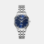 Female Blue Analog Stainless Steel Watch 509847 41 40 20
