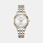Female Silver Analog Stainless Steel Watch 509847 47 10 20
