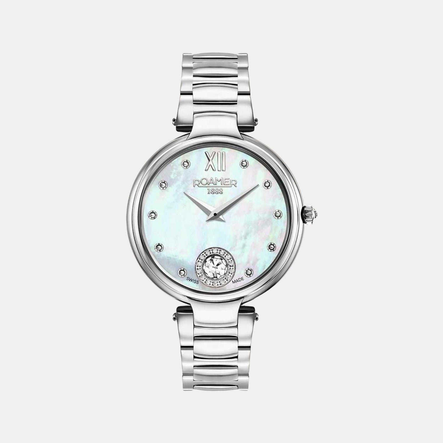 Roamer Aphrodite Women Quartz White Dial Analog Stainless Steel