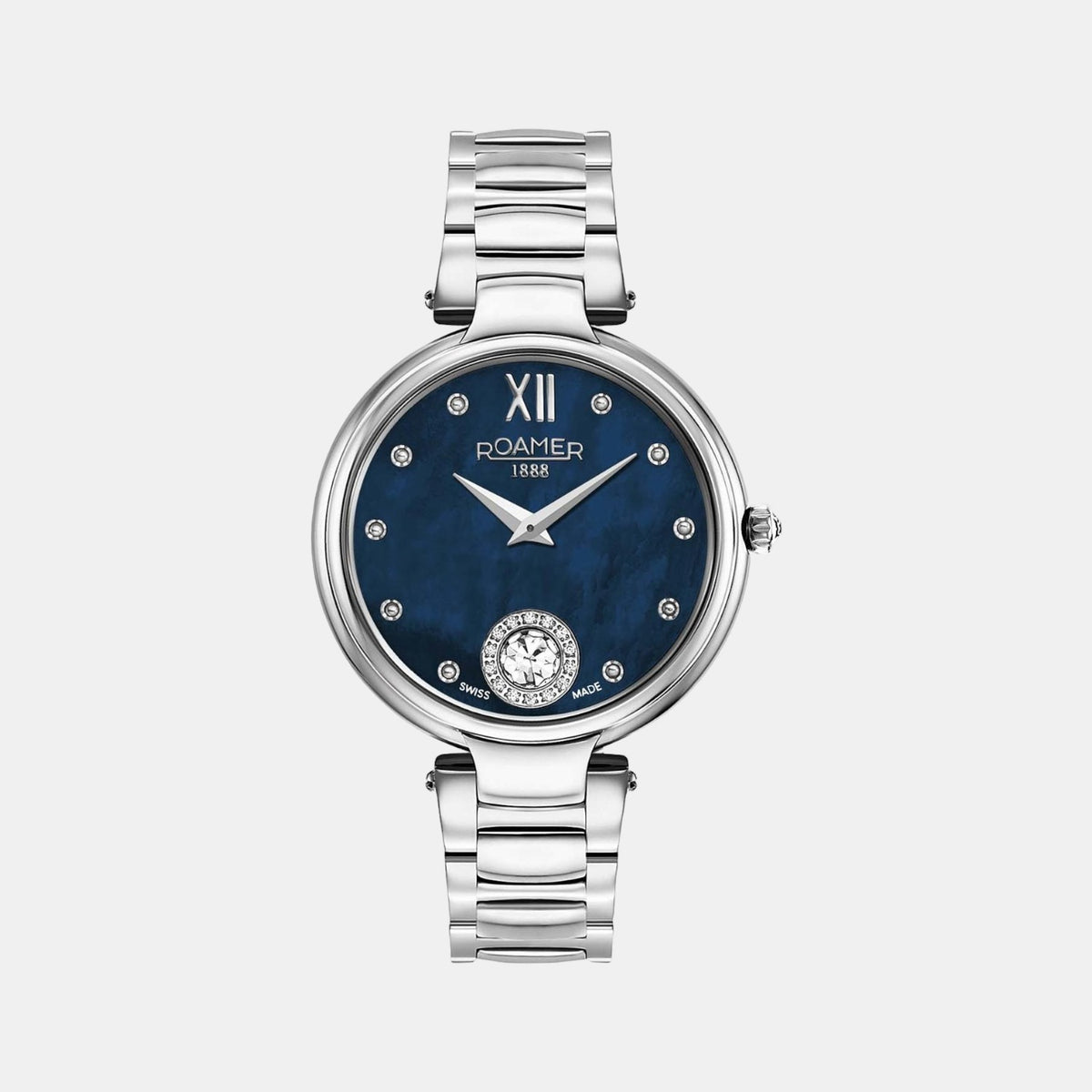 Female Blue Analog Stainless Steel Watch 600843 41 49 50