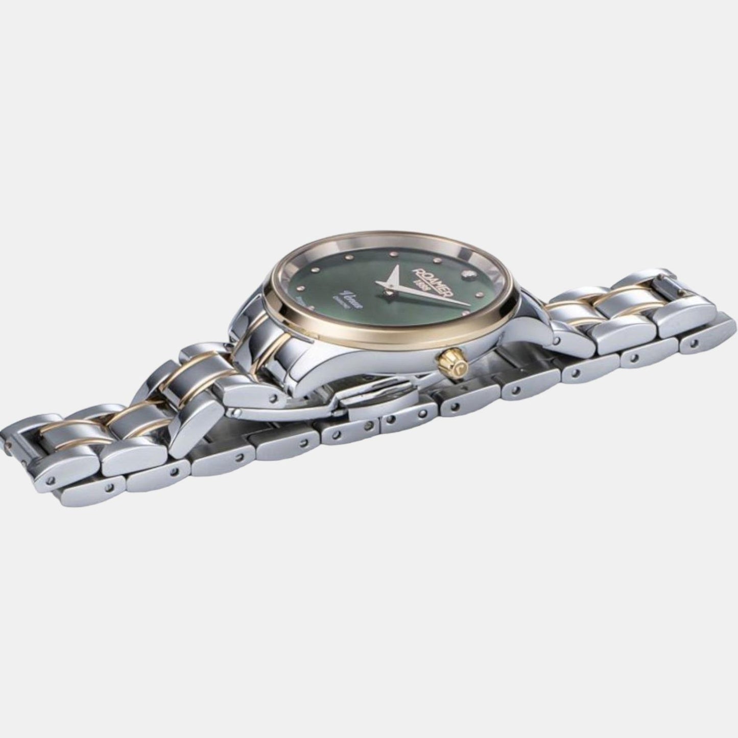 roamer-stainless-steel-green-analog-female-watch-601857-47-59-20