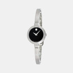 Female Black Analog Stainless Steel Watch 605855