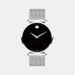 Male Black Analog Stainless Steel Watch 607219