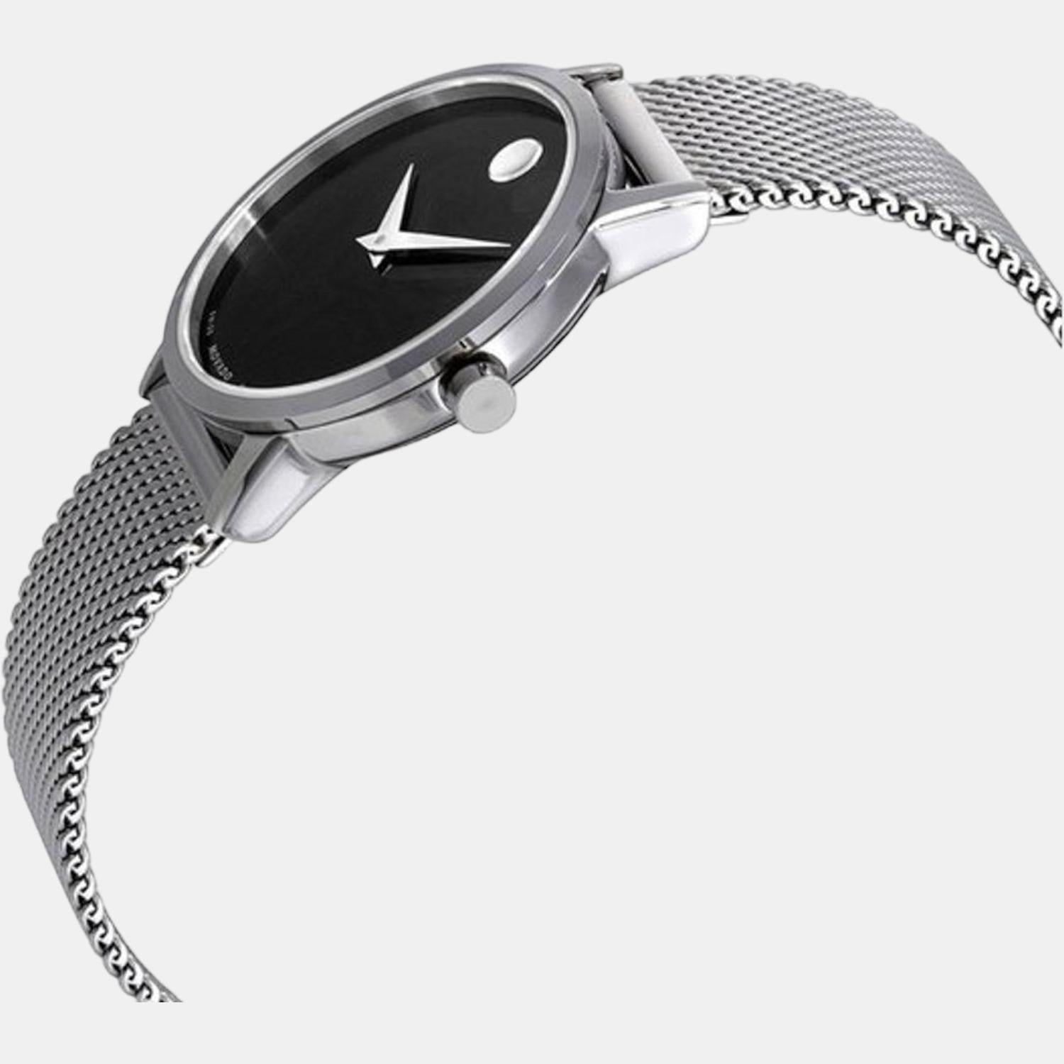 Black face best sale movado watch women's