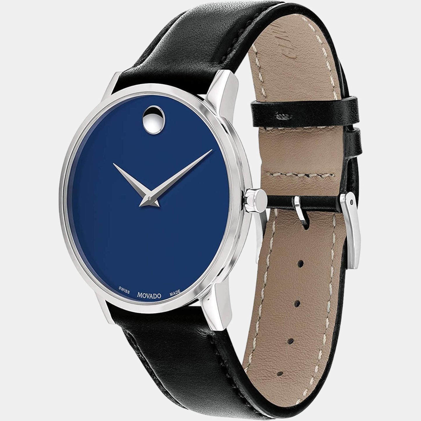 movado-stainless-steel-blue-analog-male-watch-607270