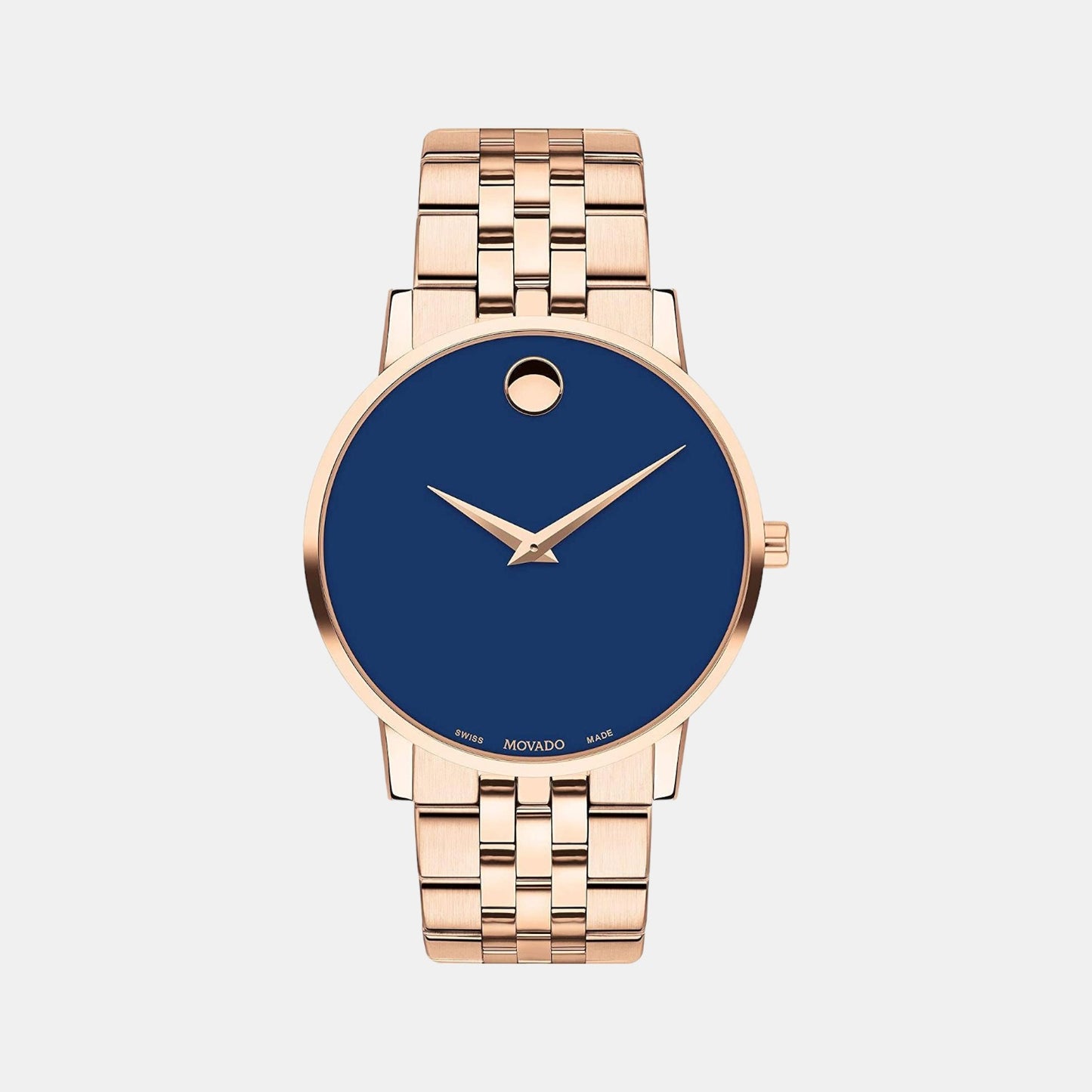 Male Blue Analog Stainless Steel Watch 607353