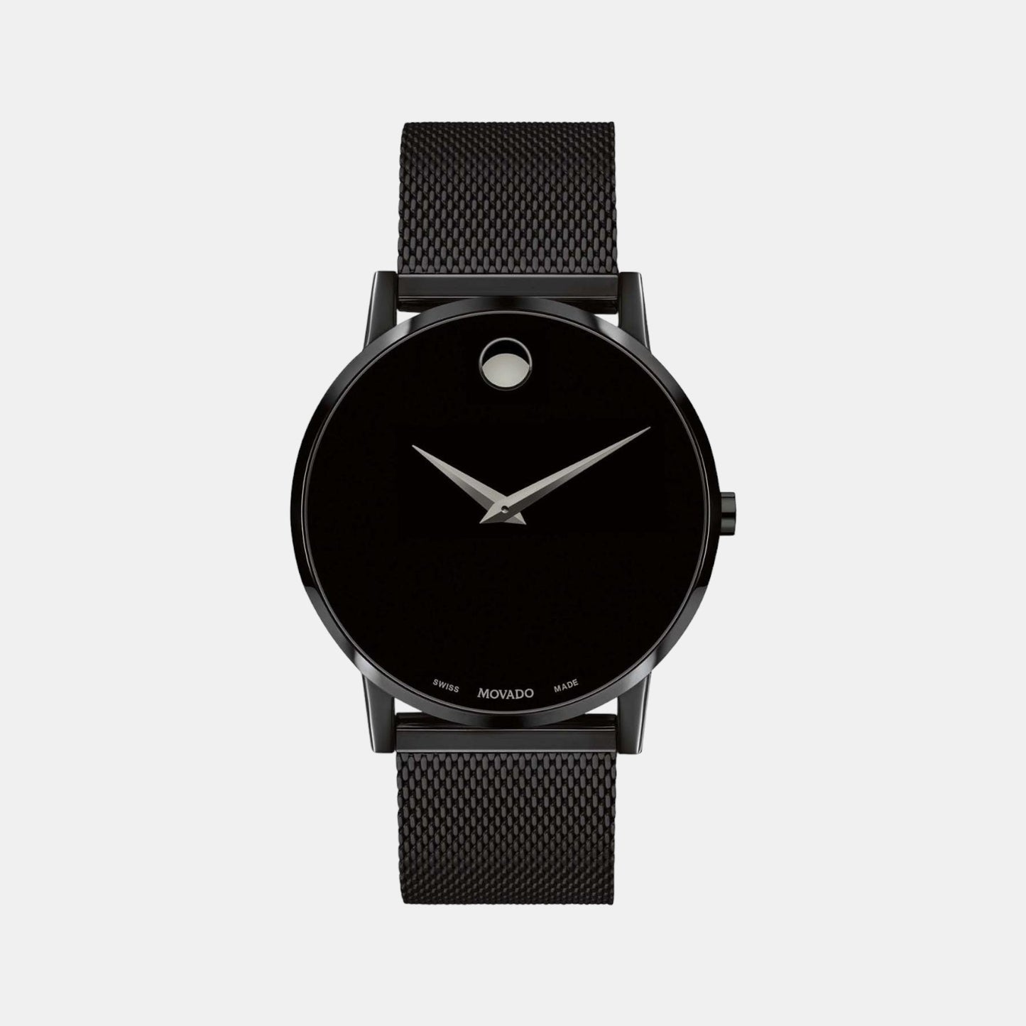 Male Black Analog Stainless Steel Watch 607395